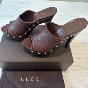 Gucci Clog Sandals - NEW! Size 8.5